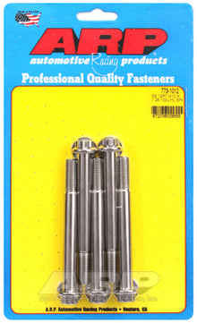 ARP M10 x 1.25 x 100 12pt Stainless Steel Bolts (Set of 5)