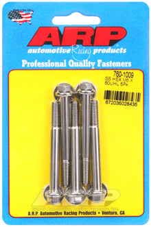 M6 x 1.00 x 60  hex SS bolts (5pcs)