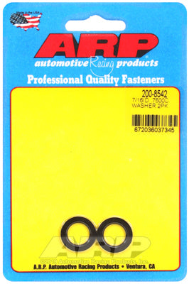 "7/16""ID .750""OD black washers"