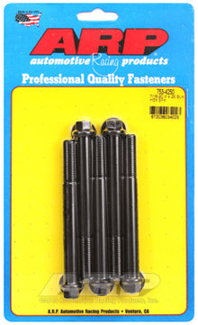 "7/16""-20 x 4.250 hex black oxide bolts" (5pcs)