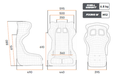 HRC ONE LITE FIA 8862-2009 OMP