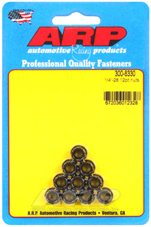 ARP 1/4in -28 12pt Nut Kit (Pack of 10)
