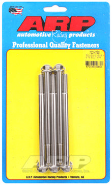 "5/16""-24 x 4.750 hex SS bolts" (5pcs)