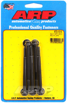 ARP M6 x 1.00 x 80 12pt Black Oxide Bolts (5/pkg)