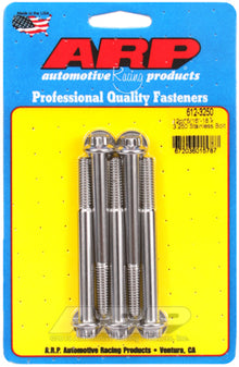 "5/16""-18 x 3.250 12pt SS bolts" (5pcs)