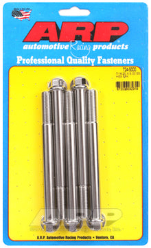 "7/16""-20 x 5.000 hex SS bolts" (5pcs)