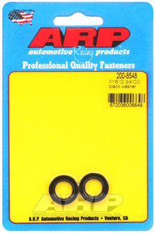 ARP "7/16"ID 3/4"OD .120"TH  black washers" (2pcs)