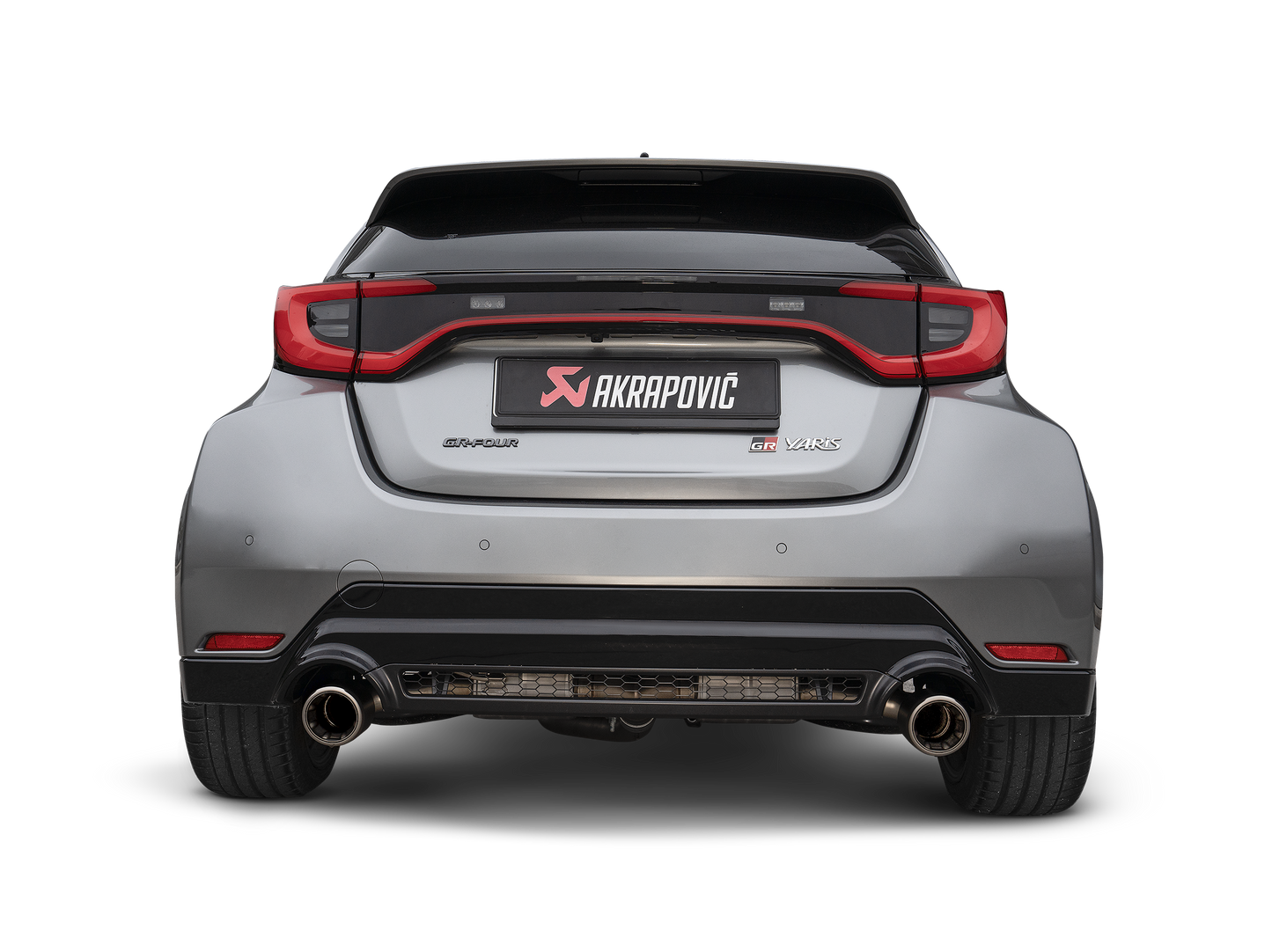 Impianto di scarico SLIP-ON (TITANIUM) Akrapovic - Toyota Yaris GR MK2