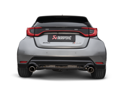 Impianto di scarico SLIP-ON (TITANIUM) Akrapovic - Toyota Yaris GR MK2