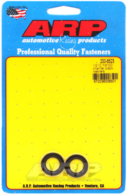 "1/2"ID 7/8"OD .120"TH  chamfer black washers" (2pcs)
