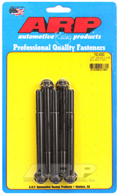"3/8""-24 x 4.250 12pt black oxide bolts" (5pcs)