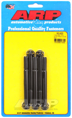 "3/8""-16 x 4.000 12pt black oxide bolts" (5pcs)