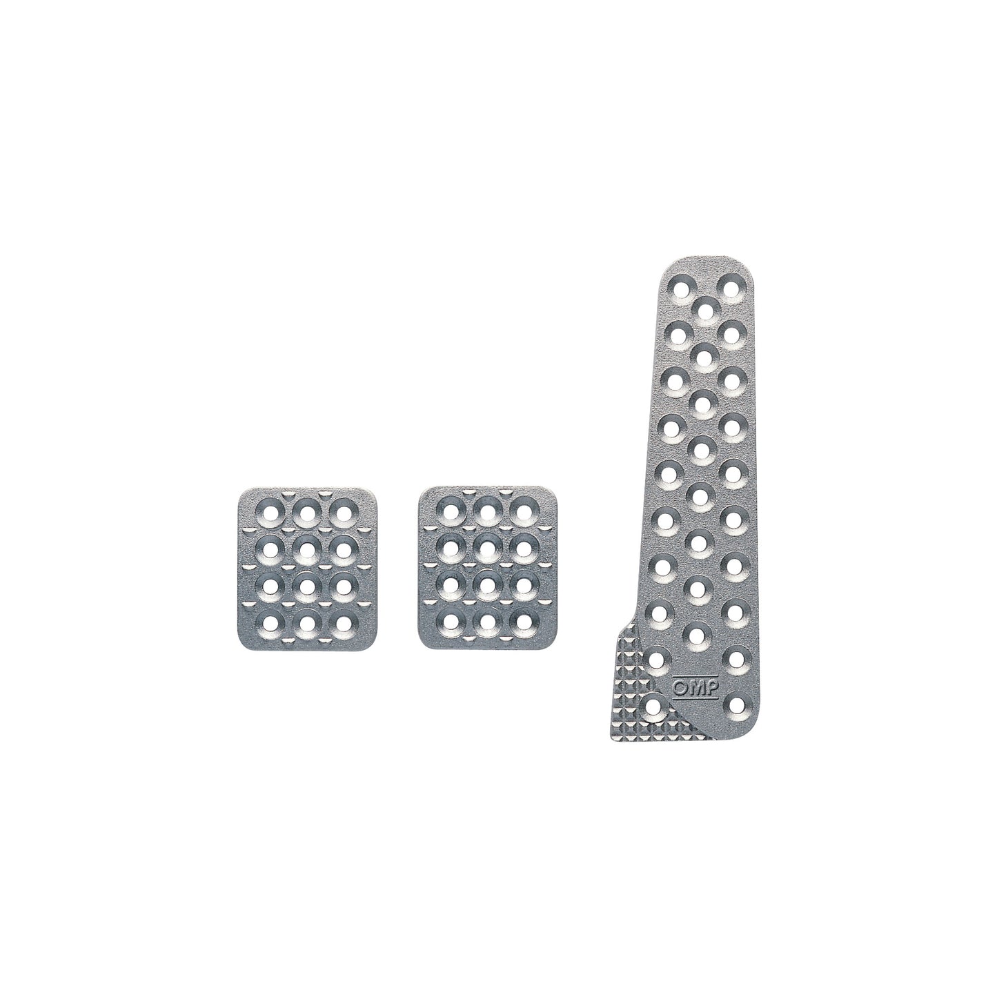 SET 3 PEDALI ALLUMINIO SABBIATO OMP
