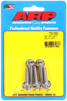 ARP M6 x 1.00 x 25 12pt SS Bolts (5/pkg)