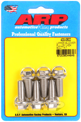 ARP Upper Blower Pulley Bolt Kit Hex