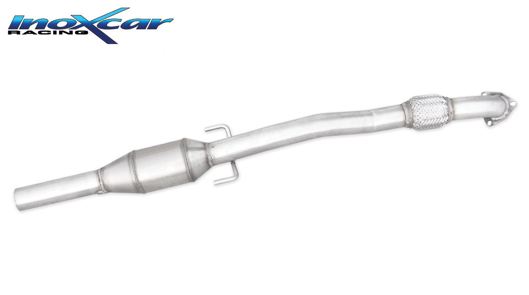 Tubo sostituzione catalizzatore con cat. metallico (Con flessibile) 2°cat EURO 4 OPEL CORSA D OPC 1.6 16V TURBO (192CV) 2007-- Ø 54,5 - Autobox