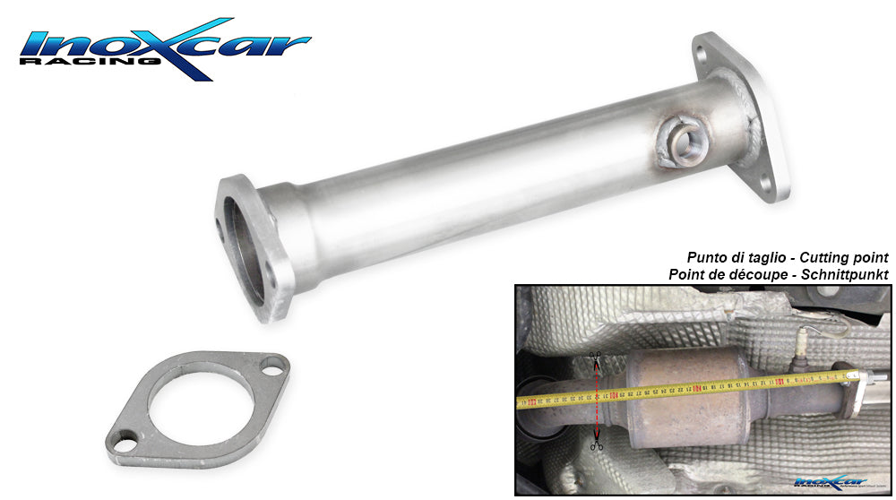 Tubo sostituzione catalizzatore MINI COOPER (Type R53) 1.6 S (170CV) 2001-2006 Ø 57 - Autobox