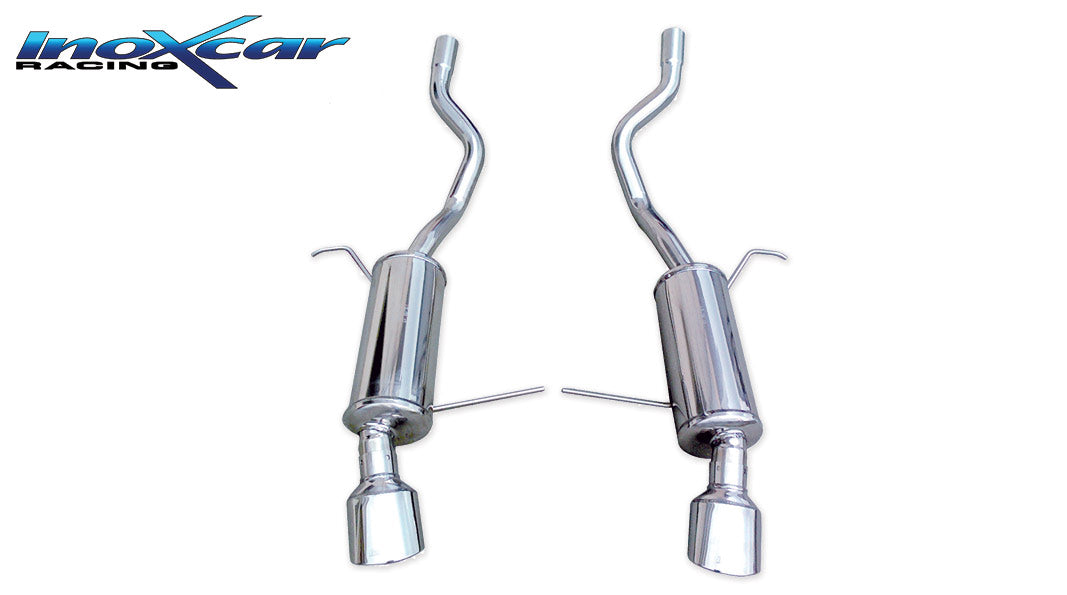 Scarico finale con silenziatore 1X120X80 destro e sinistro BMW X5 (Type E53) 3.0D (218CV) 2001-- Ø 50 - Autobox