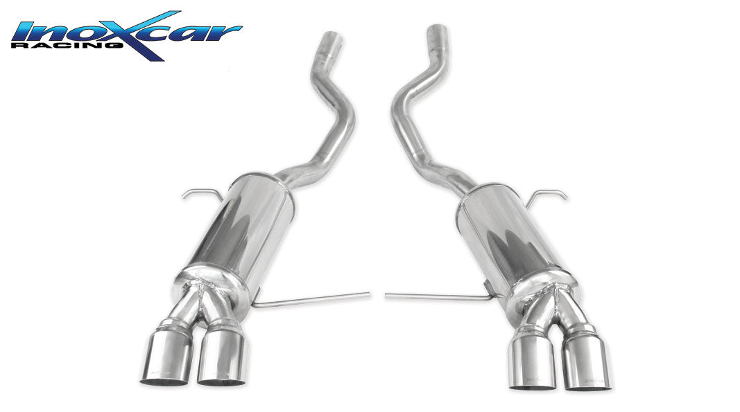 Scarico finale con silenziatore 2X80 RACING destro e sinistro BMW X5 (Type E53) 3.0D (218CV) 2001-- Ø 50 - Autobox