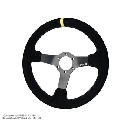 Volante sportivo a calice Carrera 32 in camoscio SIMONI RACING
