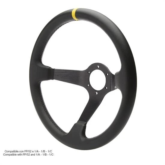 Volante sportivo a calice Carrera 35 in pelle SIMONI RACING