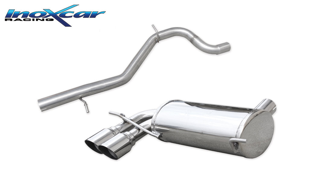 Tubo centrale diretto+Scarico finale con silenziatore 2X76 Racing (Ø 70) AUDI A3 (Type 8P) S3 2.0 TFSI (265CV) 2006-- Ø 65 - Autobox