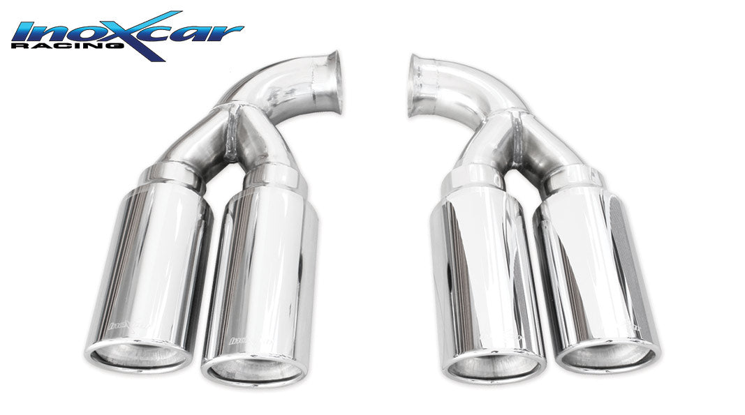 Uscite / End pipe 90 X-RACE destro e sinistro PORSCHE CAYENNE 3.0 Tdi V6 (240cv-245cv) 2010-- - Autobox