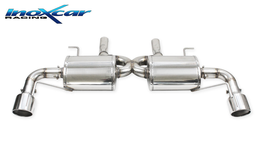 Scarico finale con silenziatore 1X110 X-RACE destro e sinistro CHEVROLET CAMARO 3.6 V6 (340cv) Cabrio 2019-- Tubazione Ø 60 - Raccordo Ø 57 - Autobox