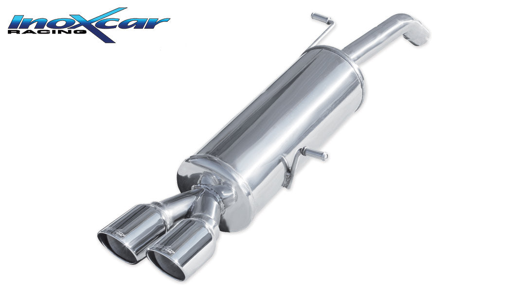 Scarico finale con silenziatore 2X80 X-RACE CITROEN DS3 1.6i 16V TURBO (155CV) 2010-- Ø 50 - Autobox