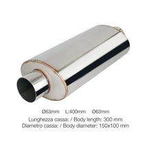 Silenziatore universale 63mm SIMONI RACING