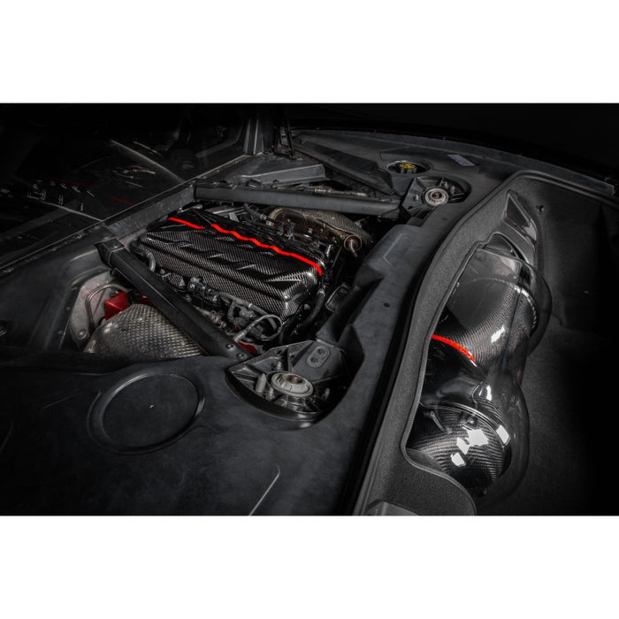 Copertura motore in carbonio Eventuri C8 Corvette Stingray