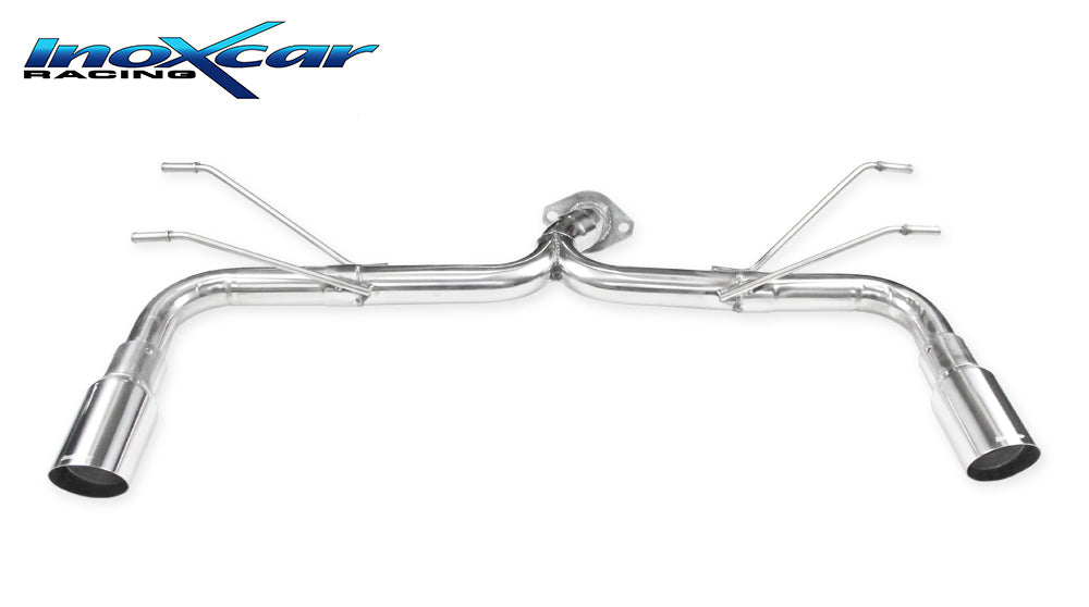 Scarico finale senza silenziatore 1X80 RACING destro e sinistro FIAT 124 1.4 Turbo (140cv) 2016-- - Autobox