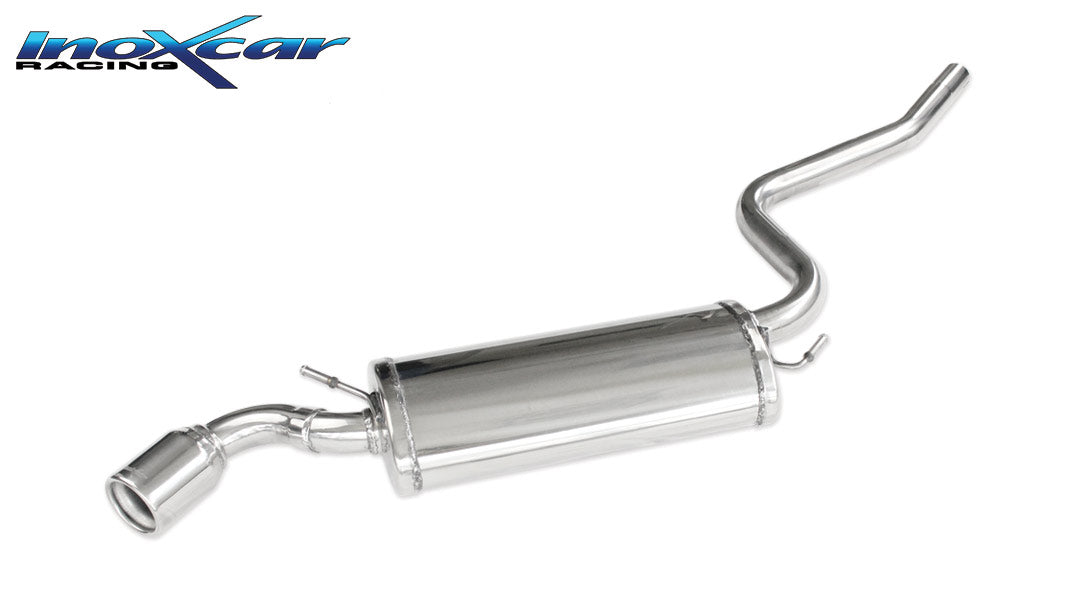 Scarico finale con silenziatore 1X80 (Montaggio su modello senza taglio nel paraurti) FIAT CINQUECENTO 0.9 (40CV) / 1.1 SPORTING (54CV) 1994-- - Autobox