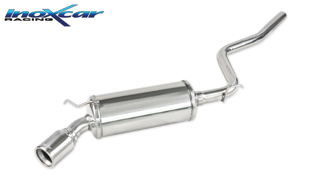 Scarico finale con silenziatore 1X80 (Montaggio su modello senza taglio nel paraurti) FIAT CINQUECENTO 0.9 (40CV) / 1.1 SPORTING (54CV) 1994-- - Autobox