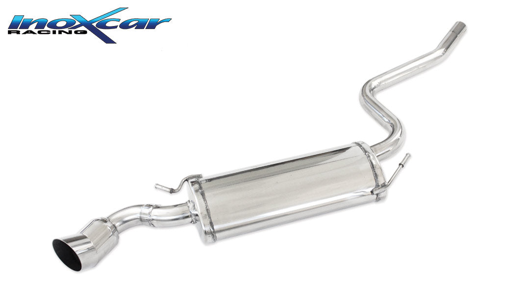 Scarico finale con silenziatore 1XDTM (Montaggio su modello senza taglio nel paraurti) FIAT CINQUECENTO 0.9 (40CV) / 1.1 SPORTING (54CV) 1994-- - Autobox