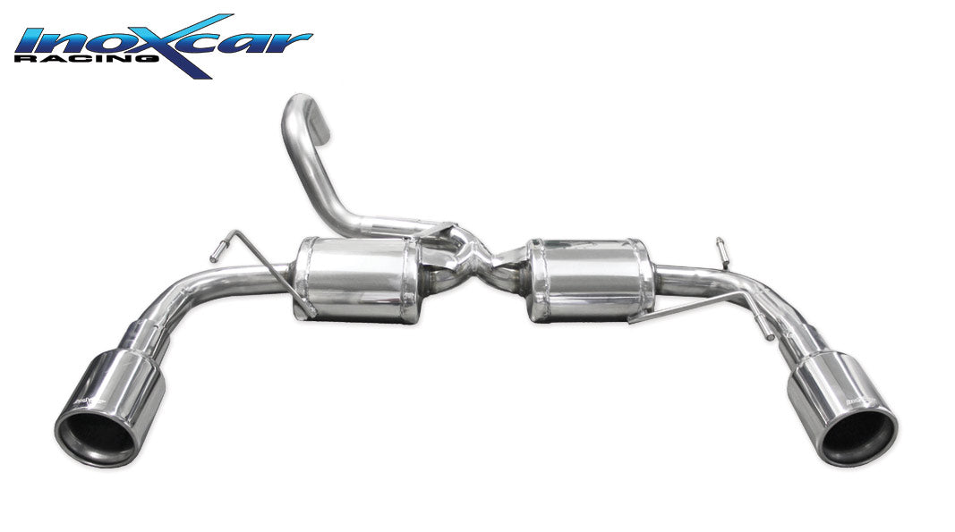 2 Scarico finale con silenziatore 1X102 destro e sinistro ABARTH 595 1.4 TURBO T-JET (160CV) 2012-- - Autobox