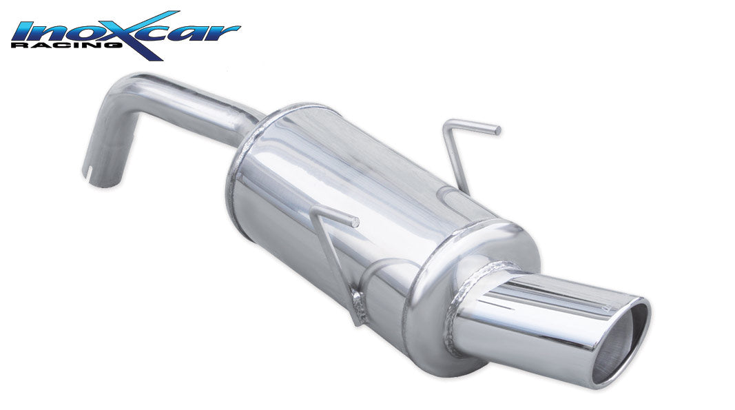 Scarico finale con silenziatore 1X90 X-RACE FIAT PANDA 1.4 16V 100HP (100CV) 2006-- Ø 48 - Autobox