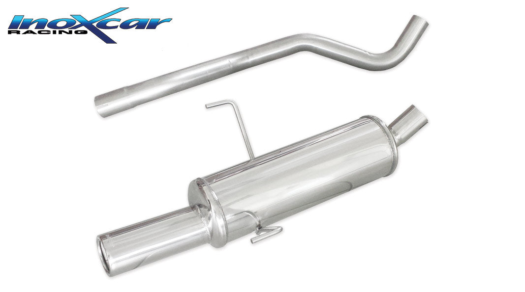 Scarico finale con silenziatore 1X80 FIAT PUNTO (Type 188) 1.8 16V HGT (131CV) 1999-2003 Ø 50 - Autobox