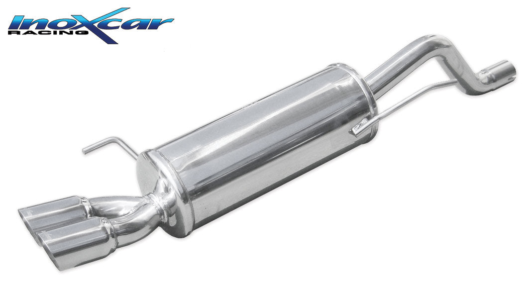 Scarico finale con silenziatore 2X70 RACING FIAT GRANDE PUNTO (Type 199) 1.4 TURBO T-JET (120CV) 2007-- Ø 50 - Autobox