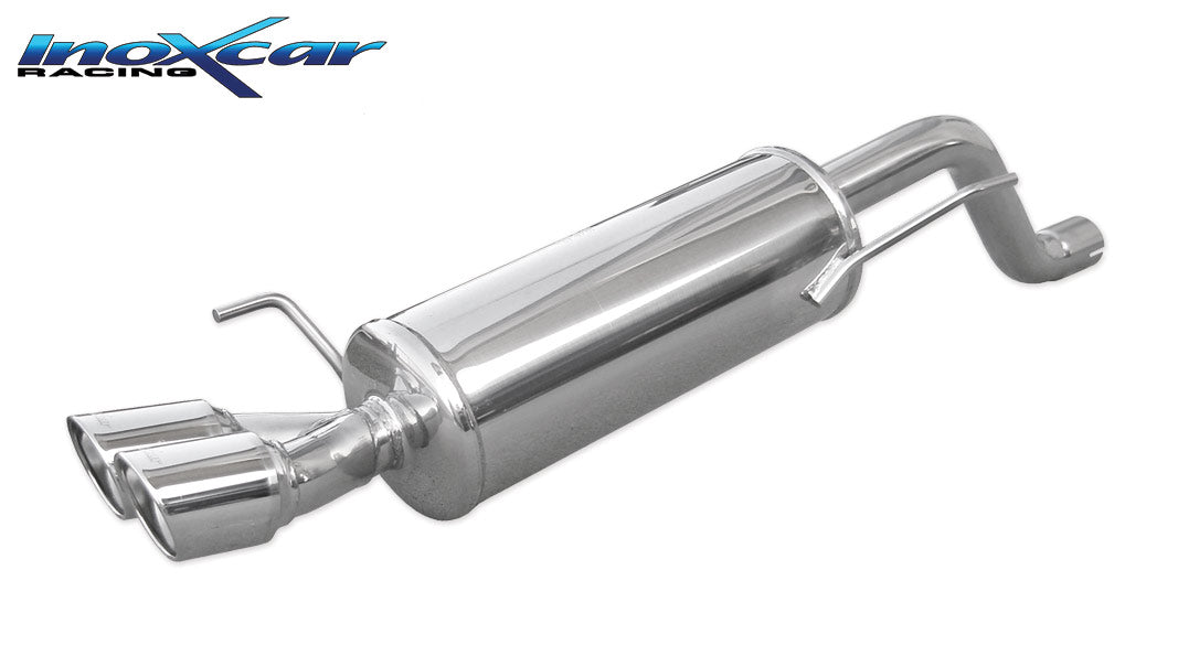 Scarico finale con silenziatore 2X80 X-RACE ABARTH PUNTO EVO 1.4 TURBO MultiAir (165CV) 2010-- Ø 55 - Autobox