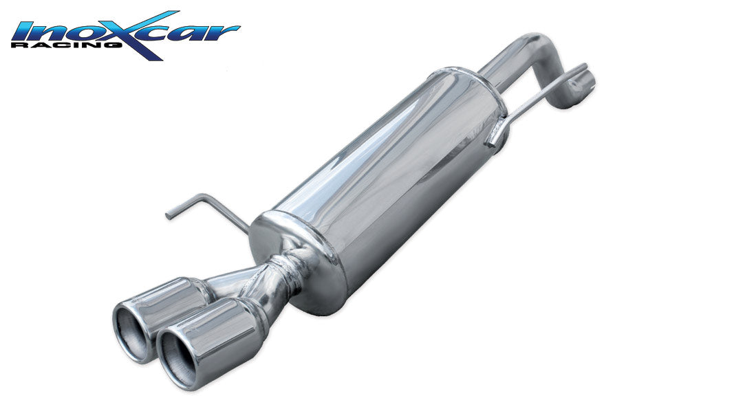 Scarico finale con silenziatore 2X80 ABARTH GRANDE PUNTO 1.4 T-JET (155CV) 2007-- Ø 60 - Autobox