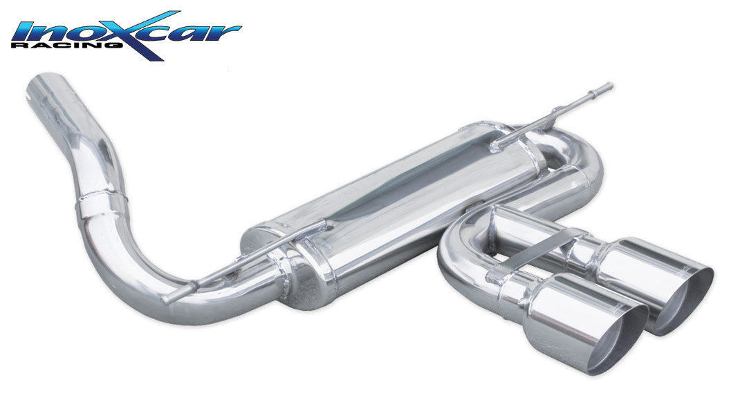 Scarico finale con silenziatore CEN 2X102 RACING FORD FOCUS 3° serie (type MK3) 2.0T ST (250CV) 2012-- Ø 60 - Autobox