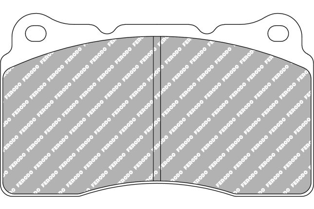 Pastiglie anteriori "DS2500" FERODO RACING - Abarth 500 / 595 / 695