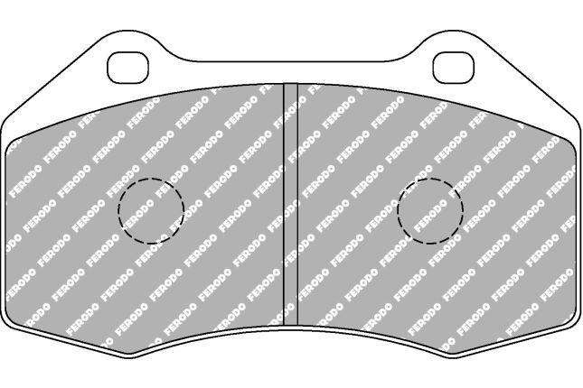 Pastiglie anteriori "DS2500" FERODO RACING - Abarth 500 / 595 / 695