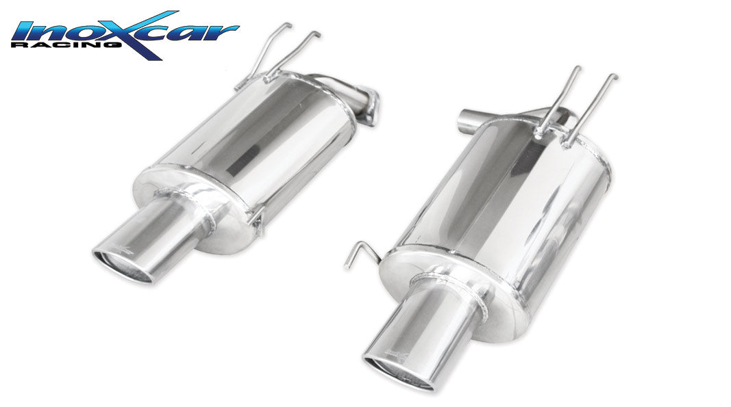 Scarico finale con silenziatore 1X120X80 destro e sinistro HONDA ACCORD 2.4 EXECUTIVE (190CV) 2003-- - Autobox