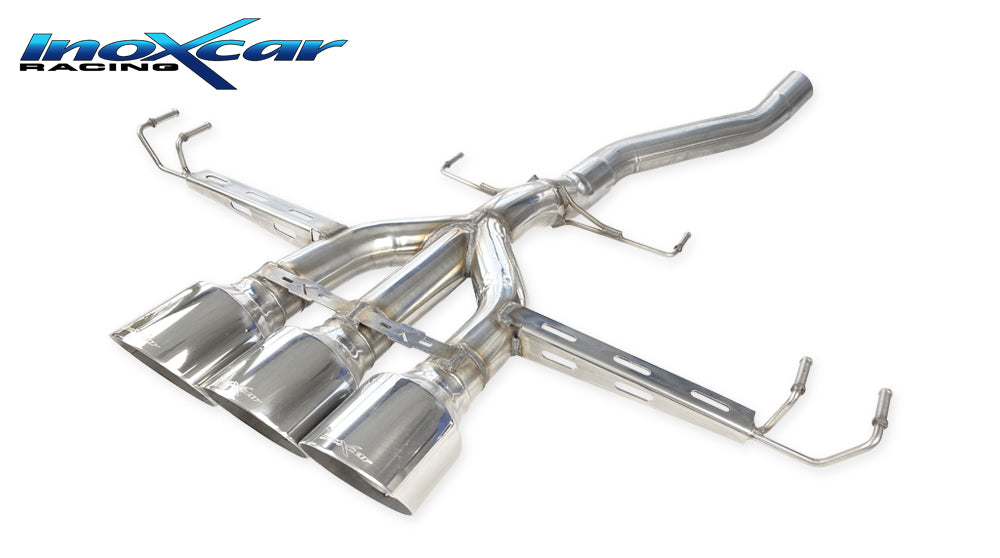 Scarico finale senza silenziatore CEN 2X114 RACING HONDA CIVIC Type-R 2.0i (320cv) Ø 70 2016-- - Autobox