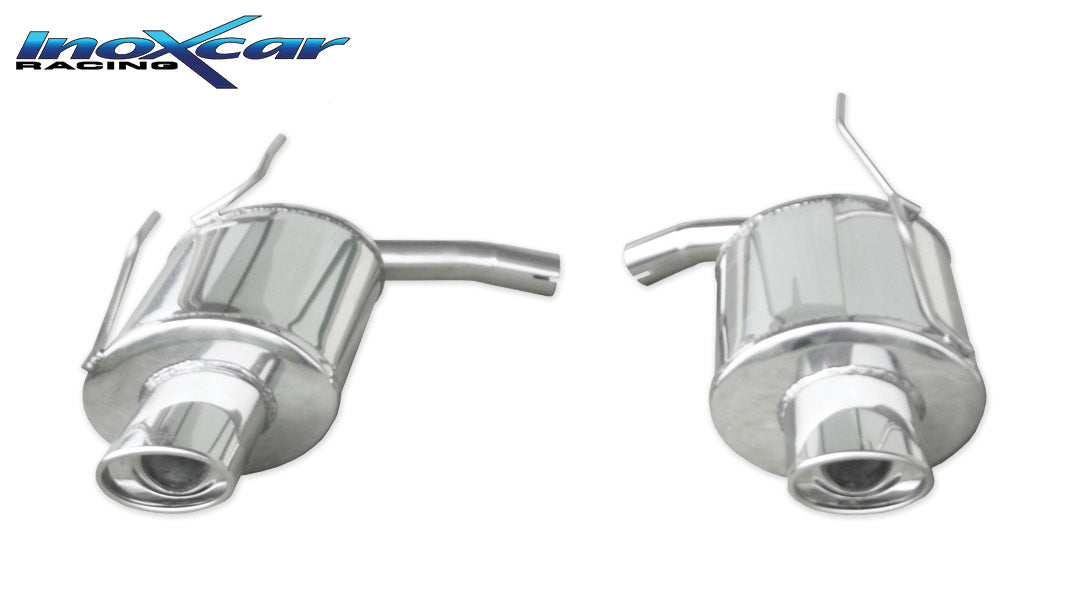 Scarico finale con silenziatore 1X120X80 destro e sinistro HONDA S2000 2.0 (240CV) 1999-- - Autobox