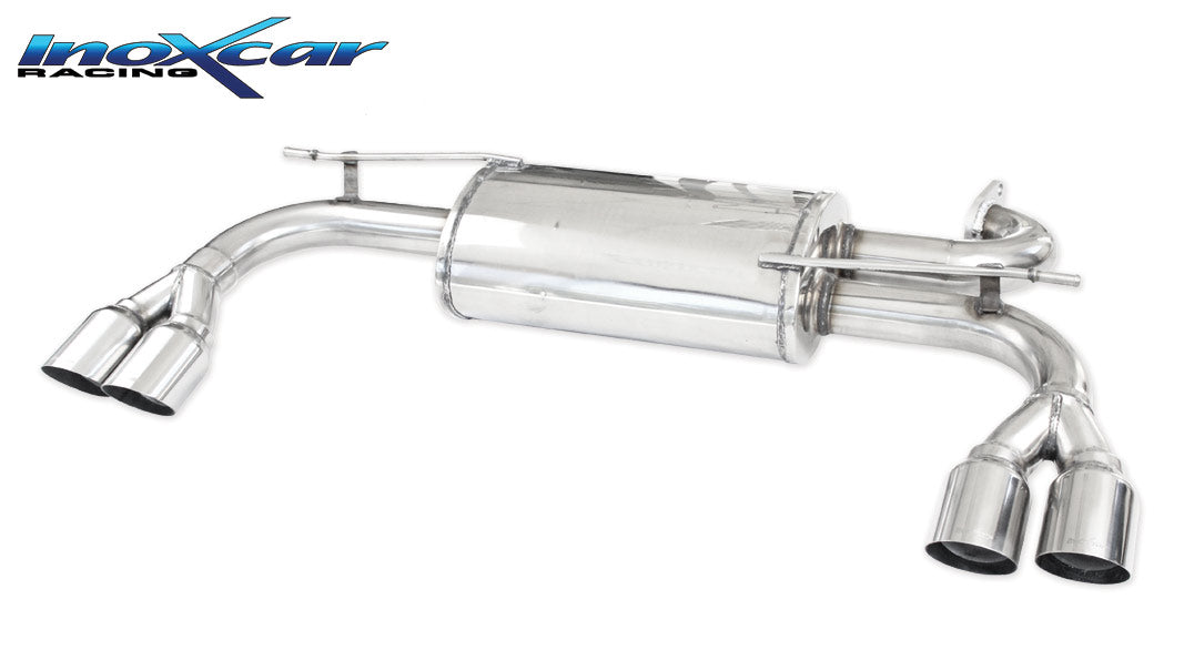 Scarico finale con silenziatore 2X76 RACING destro e sinistro HONDA GENESIS 2.0i TURBO (213CV) 2011-- - Autobox