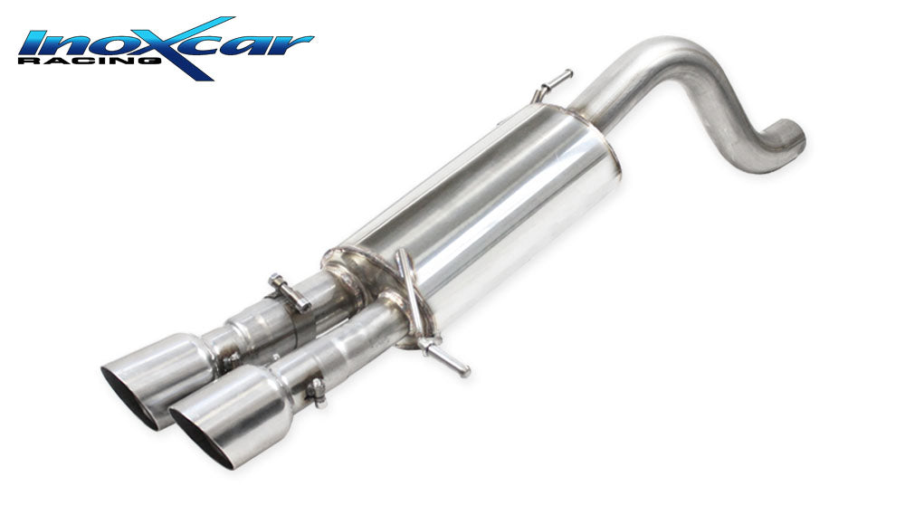 Scarico finale con silenziatore 2X90 RACING HONDA I20 N 1.6 Turbo (204cv) 2021-- Tubazione Ø 65 Raccordo Ø 65 - Autobox