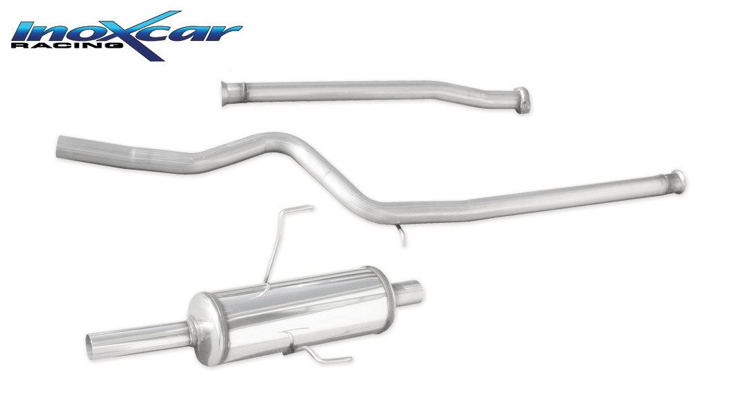 Tubo sostituzione catalizzatore + Tubo centrale diretto + Scarico finale gr.N PEUGEOT			 106 RALLYE 1.3 --1996 - Autobox